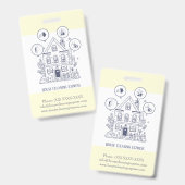 Huis Schoonmaak Thuis Diensten Charmerend Badge (Voor- en achterkant)