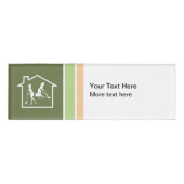 Huis Schoonmaak Trendy Personeel Naam Tags (Voorkant)