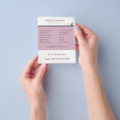 Huis schoonmaakdienst flyer (Hand)