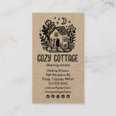 Huis schoonmaakdiensten Schattige Kraft Social Med Visitekaartje (Voorkant)