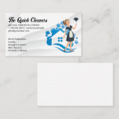 Huis Schoonmaakster | Huis Schoonmaken Visitekaartje (Voorkant / Achterkant)