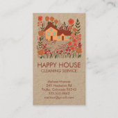 Huis schoonmaken Home Service Bloemenboerderij Kra Visitekaartje (Voorkant)