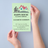 Huis schoonmaken Home Services Custom Charming Flyer (Hand)