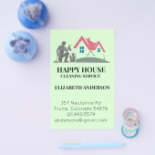 Huis schoonmaken Home Services Custom Charming Flyer (Enkel)