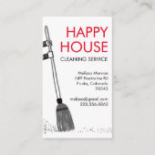 Huis schoonmaken - Janitorial Supplies Visitekaartje (Voorkant)
