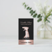 Huis schoonmaken Luxe Roos Gold Housekeeping Visitekaartje (Staand voorkant)