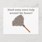 Huis schoonmaken Maid Business Adverteren Briefkaart (Voorkant)