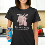 Huis schoonmaken Maid Service Roos Gold Cleaners T-shirt<br><div class="desc">House Cleaning Maid Service Roos Gold Cleaners Zwart Shirt.</div>