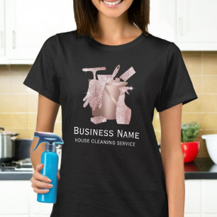 Huis schoonmaken Maid Service Roos Gold Cleaners T-shirt