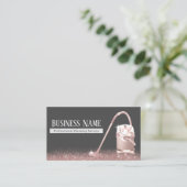 Huis schoonmaken Modern Roos Gouden Stofzuiger Visitekaartje (Staand voorkant)