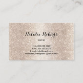 Huis schoonmaken Moderne Marine & Gold Maid Servic Visitekaartje (Achterkant)