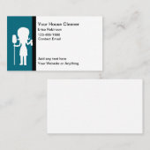 Huis schoonmaken Moderne Visitekaartjes (Voorkant / Achterkant)