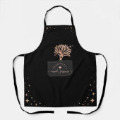 Huis schoonmaken nep gestikte zakdoekje schort (Voorkant)