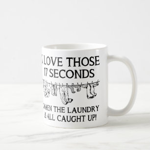 Huis schoonmaken op wasdag Funny koffiemok