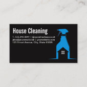 Huis schoonmaken | Spuitfles Home Logo Visitekaartje (Voorkant)