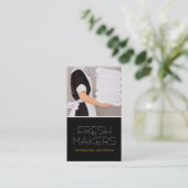 Huis schoonmaken, Visitekaartje schoonmaakmachines (Staand voorkant)