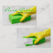 Huis schoonmaken, Visitekaartje schoonmaakmachines (Voorkant / Achterkant)