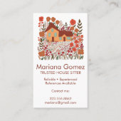 Huis Sitting Tuin Boerderij Custom Visitekaartje (Voorkant)