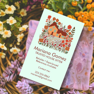 Huis Sitting Tuin Boerderij Custom Visitekaartje