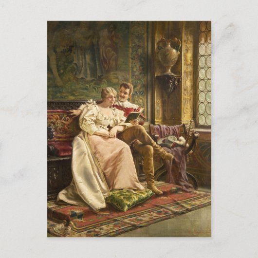 Huis spelen - motief briefkaart (Voorkant)