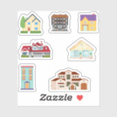 Huis Stickers (Vel)