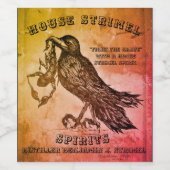 Huis Strimel Drank Label Wijn Etiket (Enkel label)