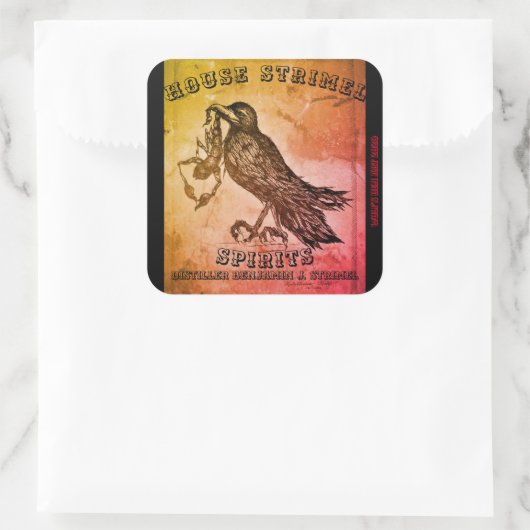 Huis Strimel Stickers (Tas)