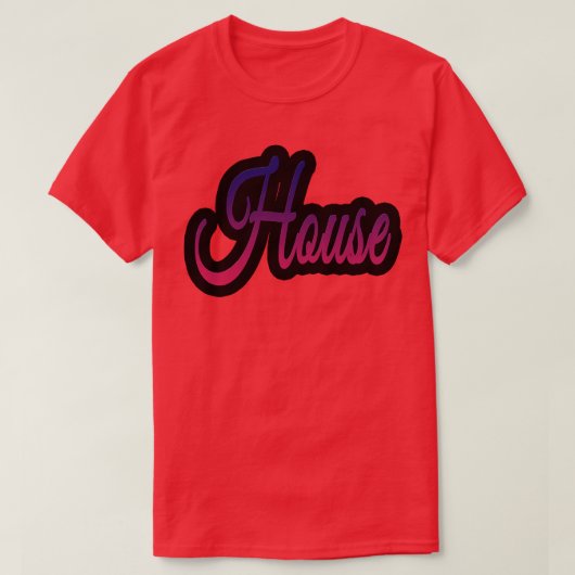 Huis T-shirt (Design voorkant)