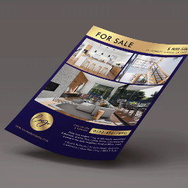 Huis te koop Huur Vastgoed Marketing Marine & Goud Flyer