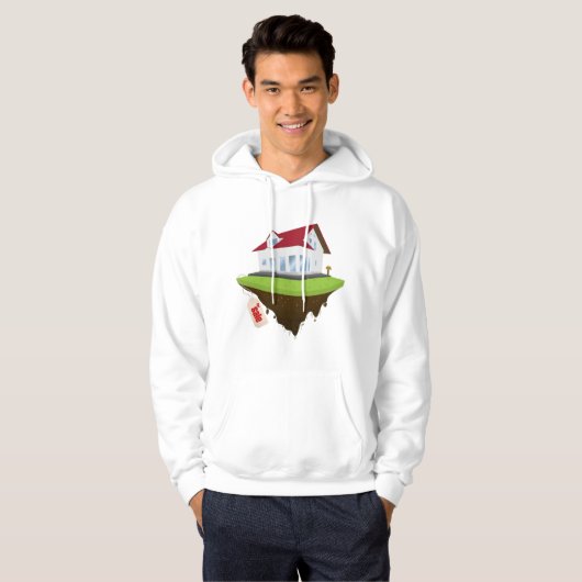 Huis te koop Mannen hoodie (Voorkant volledig)
