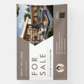 Huis te Koop Vastgoedmakelaar Makelaar Spandoek (Verticaal)