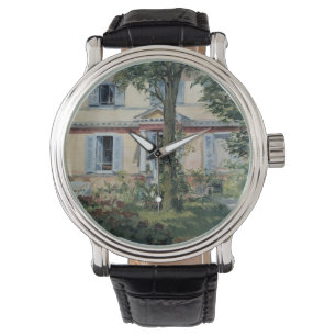 Huis te Rueil door Edouard Manet Horloge