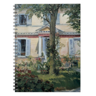 Huis te Rueil door Edouard Manet, Vintage Fine Art Notitieboek