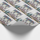  Huis Tekening in kleur Cadeaupapier (Hoek)