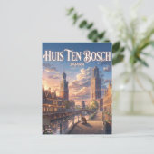 Huis Ten Bosch Japan Briefkaart (Staand voorkant)