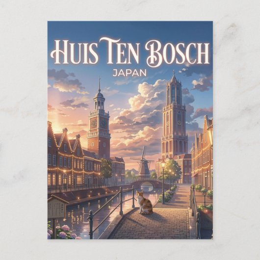 Huis Ten Bosch Japan Briefkaart (Voorkant)