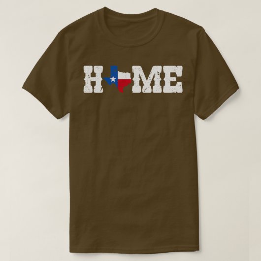 Huis Texas Vlag T-shirt (Design voorkant)