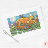 HUIS-, TRICK- EN TREATINGSTOESTELLEN RECHTHOEKIGE STICKER (Envelop)