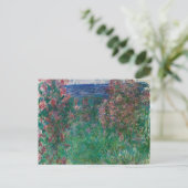 Huis tussen de rozen, Monet Briefkaart (Staand voorkant)