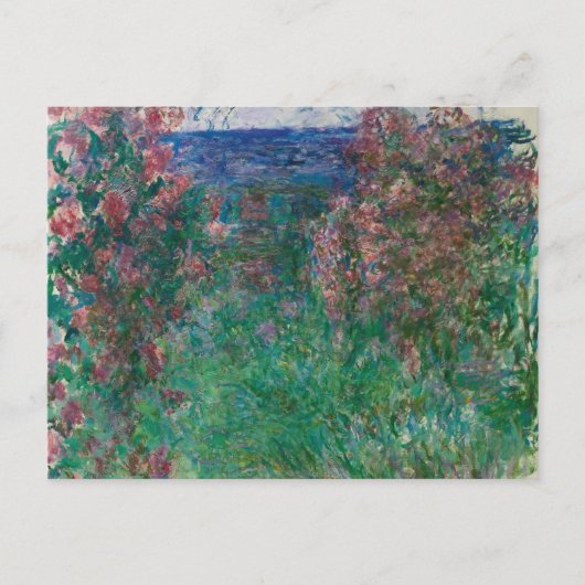 Huis tussen de rozen, Monet Briefkaart (Voorkant)