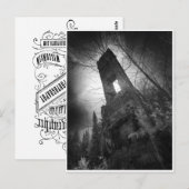 Huis van Afdelingen, kabinetskaart Briefkaart (Voorkant / Achterkant)