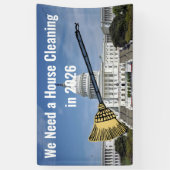 Huis van Afgevaardigden 2026 verkiezingen Spandoek (Verticaal)