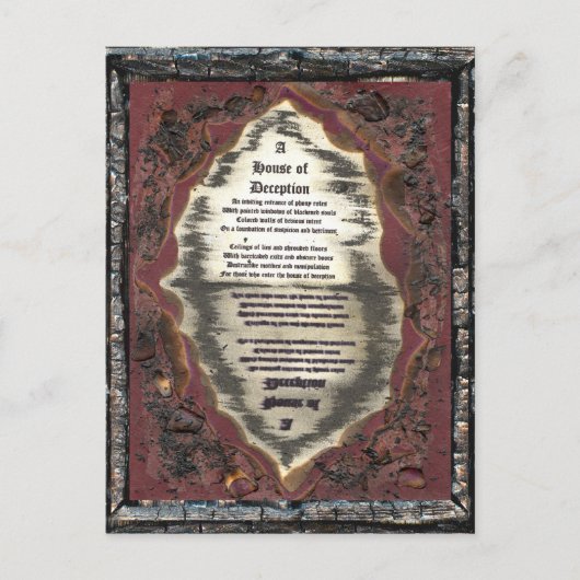 Huis van Afleiding Briefkaart (Voorkant)
