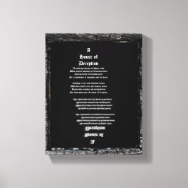 Huis van Afleiding Canvas Afdruk