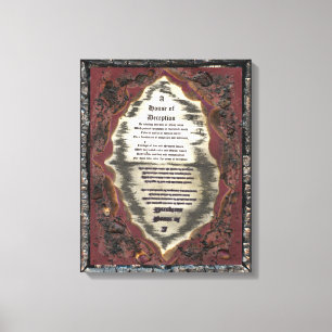 Huis van Afleiding Canvas Afdruk