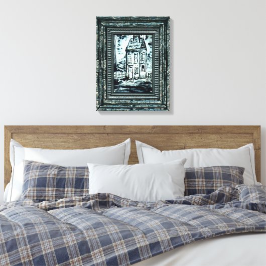 Huis van Afleiding Canvas Afdruk (Insitu (Slaapkamer))