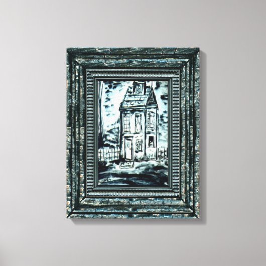 Huis van Afleiding Canvas Afdruk (Voorkant)