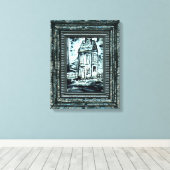 Huis van Afleiding Canvas Afdruk (Insitu (Houten vloer))