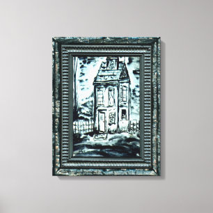 Huis van Afleiding Canvas Afdruk
