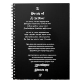 Huis van Afleiding Notitieboek